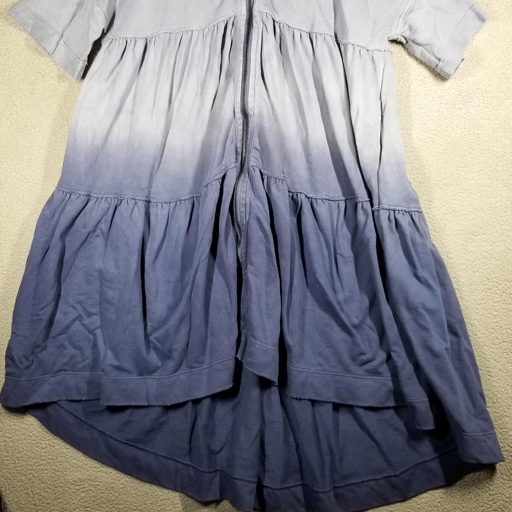 Free People Free People Molly Cardi Garden Glade Combo Hoodie Dress Oversized Dip Dye M Size M / US 6-8 / IT 42-44 - 3 Thumbnail