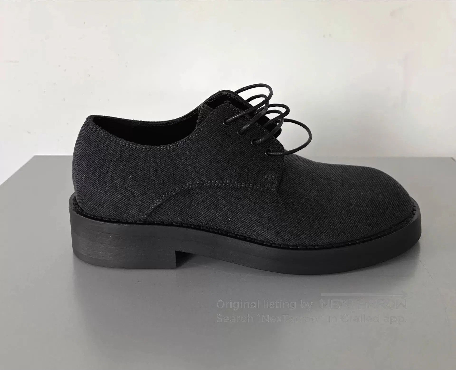 Ann Demeulemeester Black Lace-Up Formal Shoes Size 6.5. Size US 6.5 / EU 39-40 - 2 Thumbnail