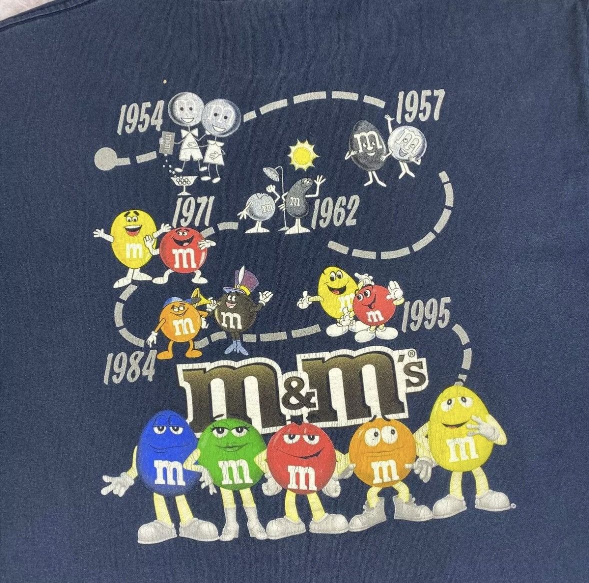 Vintage Vintage M&Ms World T-Shirt Official Merch M&M’s Promo Candy Size US L / EU 52-54 / 3 - 10 Thumbnail