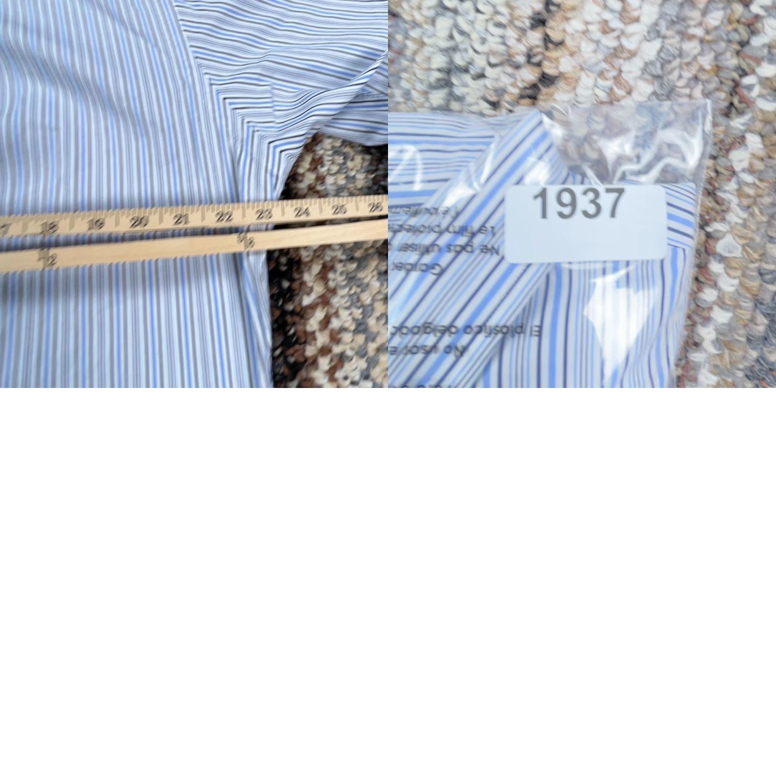 Ralph Lauren Ralph Lauren Shirt Men 16 34 Button-Up Classic Fit Striped Poplin Blue White Casual Shirt Adults Mens Size US L / EU 52-54 / 3 - 8 Thumbnail