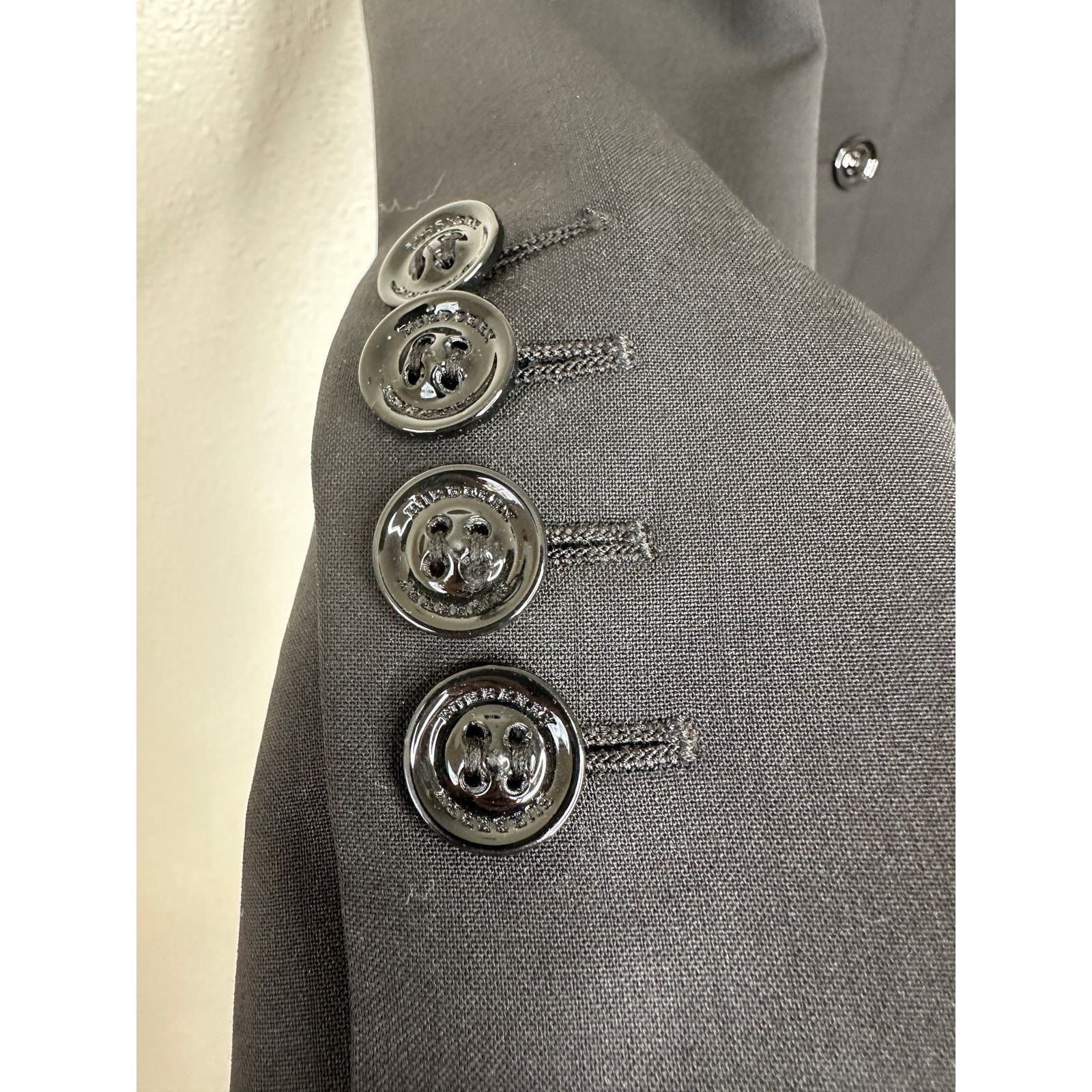Burberry Burberry London Black 2-Button Wool Blazer Plaid Lined 8 Size M / US 6-8 / IT 42-44 - 7 Thumbnail