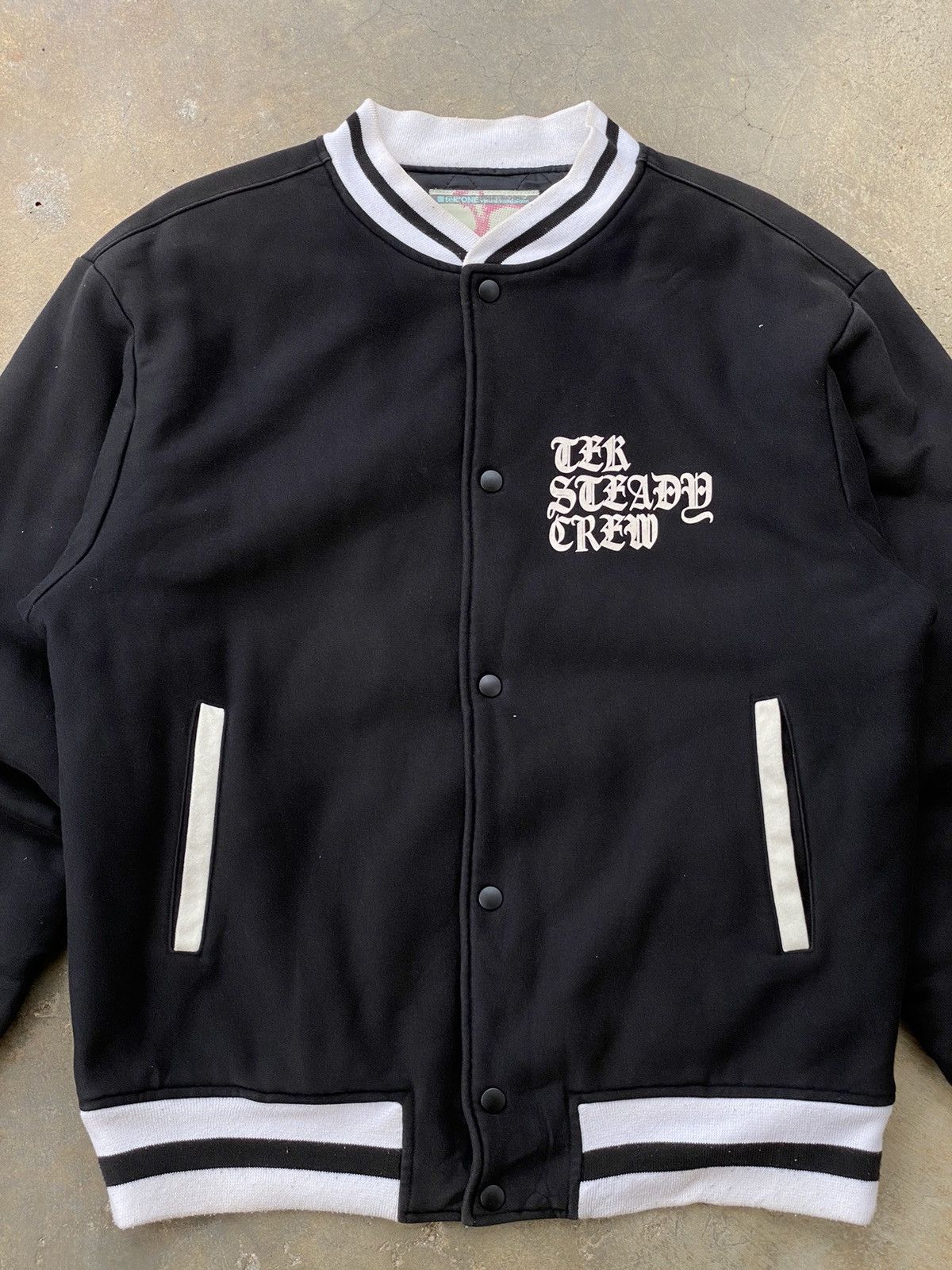 Japanese Brand × Vintage Tek One Visual Vandalizm Japan Varsity Jacket Size US L / EU 52-54 / 3 - 5 Thumbnail