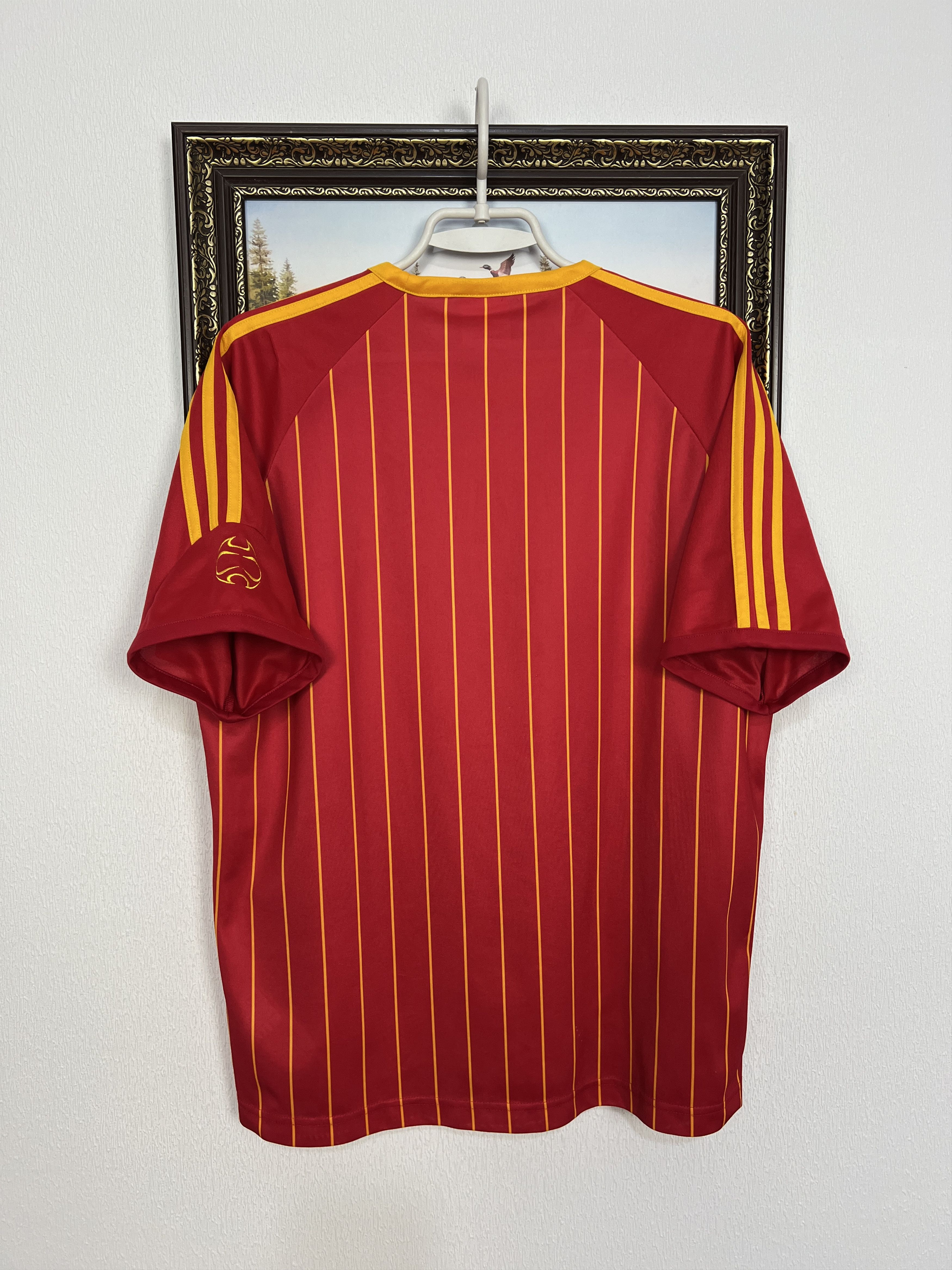Adidas Spain Home football shirt 2005 Soccer Jersey Trikot Camiseta Size US L / EU 52-54 / 3 - 10 Thumbnail