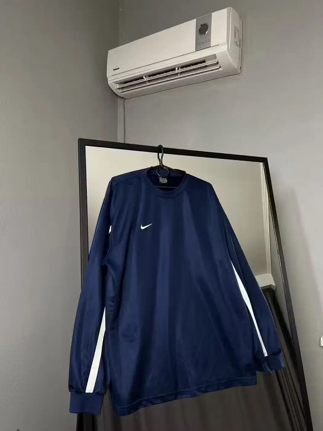 Nike × Vintage Vintage Nike Drill Rugby Polo Long Sleeve Y2K by swoosh Size US XL / EU 56 / 4 - 1 Thumbnail