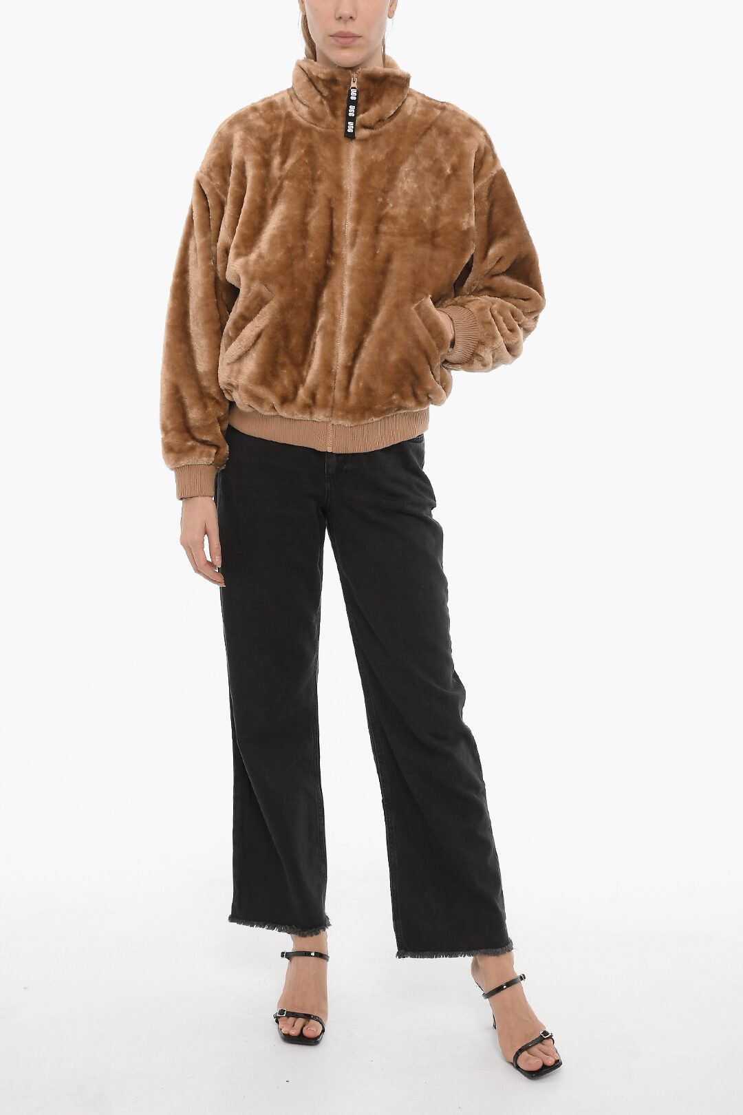 Ugg og1mm0824 Laken Jacket With Zip Closure in Brown Size S / US 4 / IT 40 - 4 Thumbnail