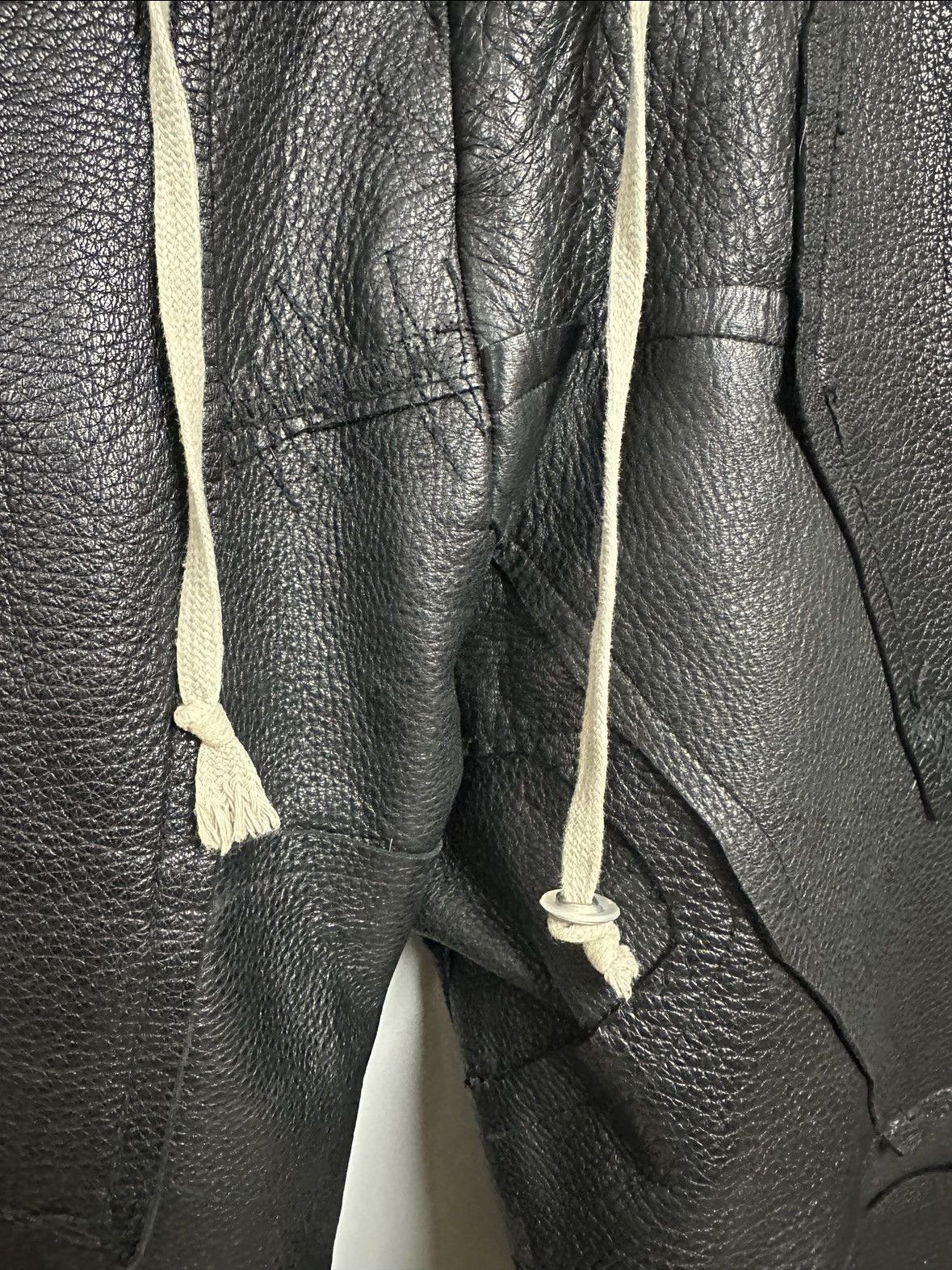 Rick Owens SWAMPGOD Leather Pants Size US 32 / EU 48 - 6 Thumbnail