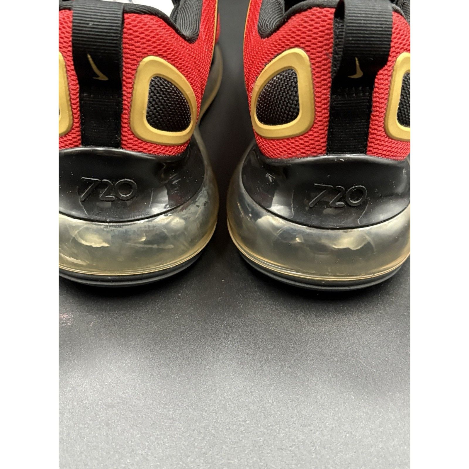 Nike Nike Air Max 720 Red Gold Black Shoes CU4871-600 Wmns Sz8 Size US 8 / IT 38 - 7 Thumbnail