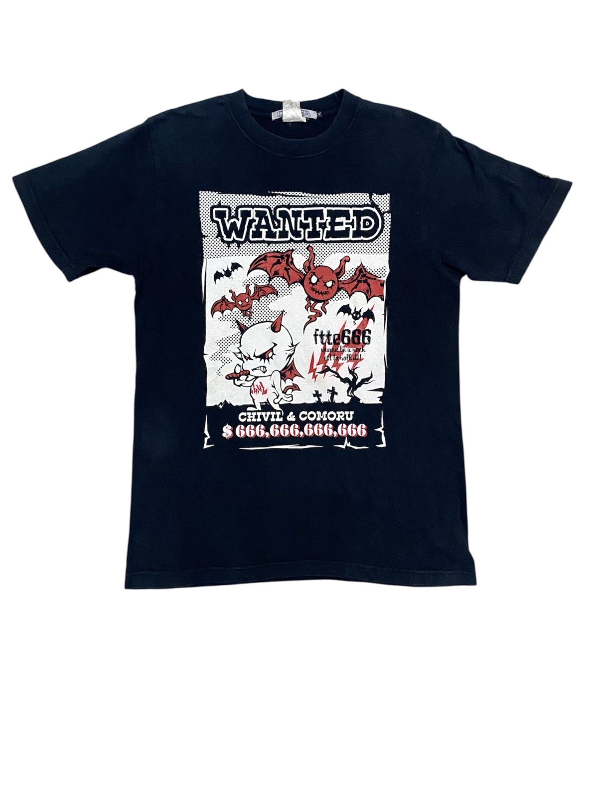 Anime 🔥1990s COPS Ftte 666 Japan Bat and Satanic Wanted Size US M / EU 48-50 / 2 - 1 Thumbnail