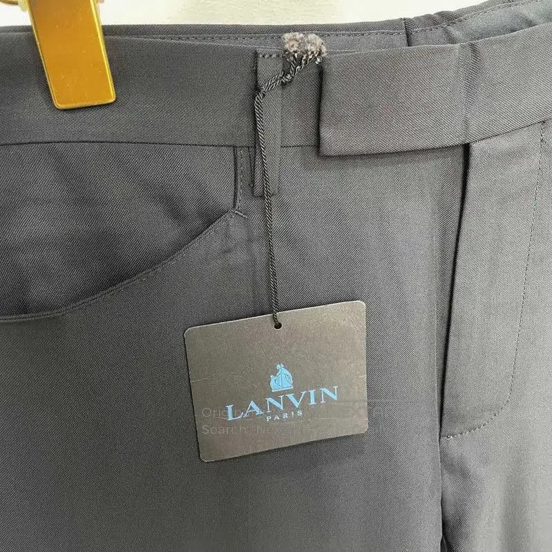 Lanvin Lanvin Men's Casual Pants in Deep Gray . Size US 26 / EU 42 - 3 Thumbnail
