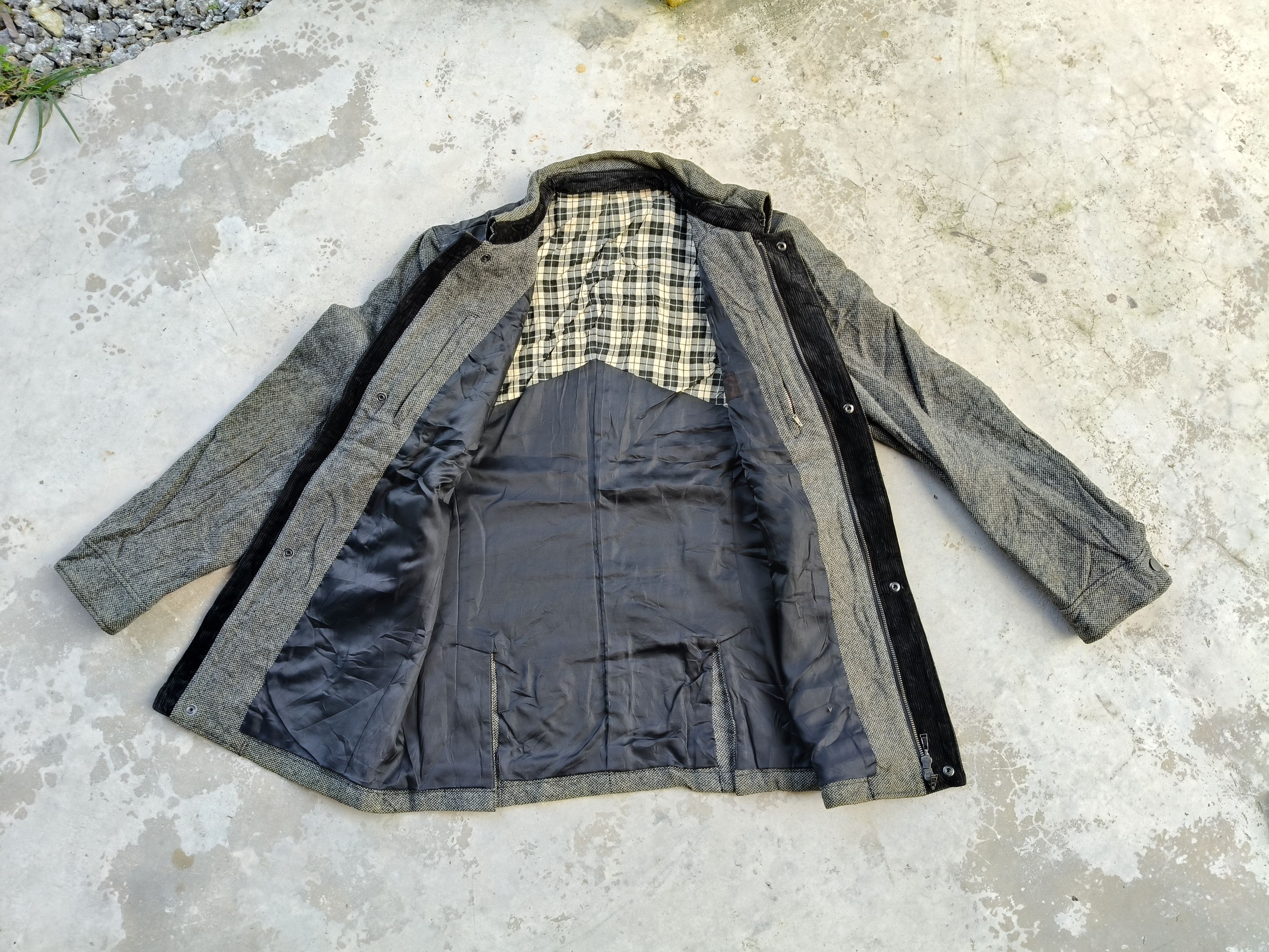 Japanese Brand Comme Ca Du Mode wool zipper Jacket Size US M / EU 48-50 / 2 - 7 Thumbnail