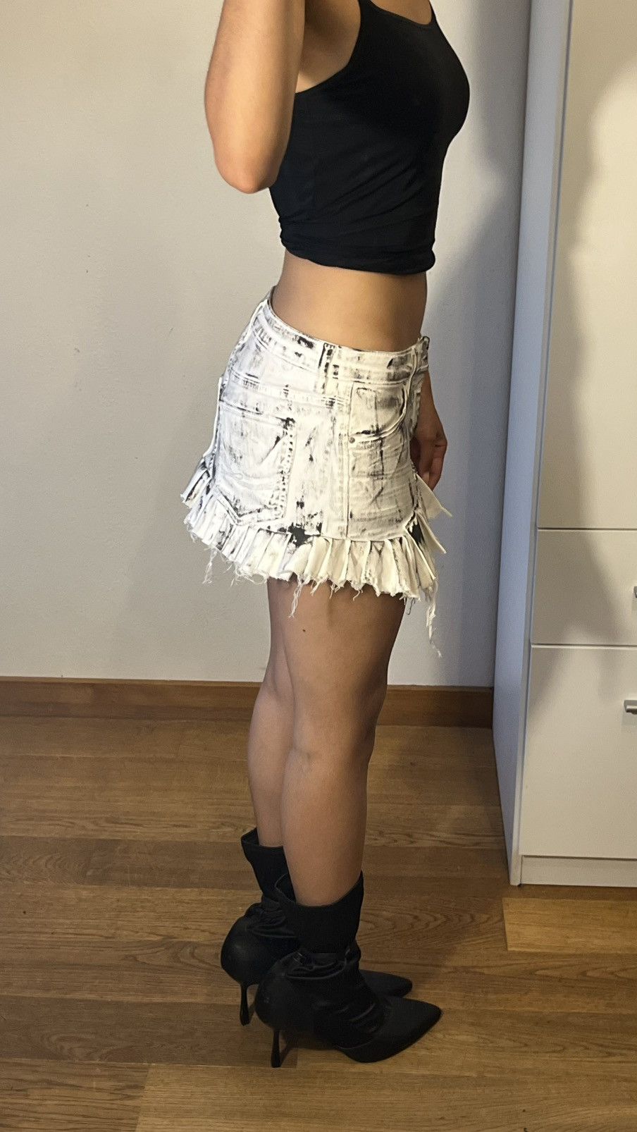 Miu Miu Custommade skirt | mini skirt | mini rock Size 24" / US 00 / IT 34 - 5 Thumbnail
