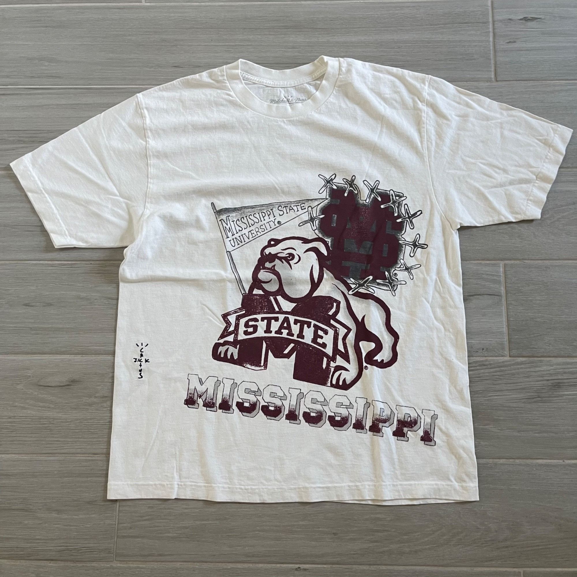 Mitchell & Ness × Travis Scott CACTUS JACK TRAVIS SCOTT x MITCHELL & NESS MISSISSIPPI TEE L Size US L / EU 52-54 / 3 - 1 Thumbnail