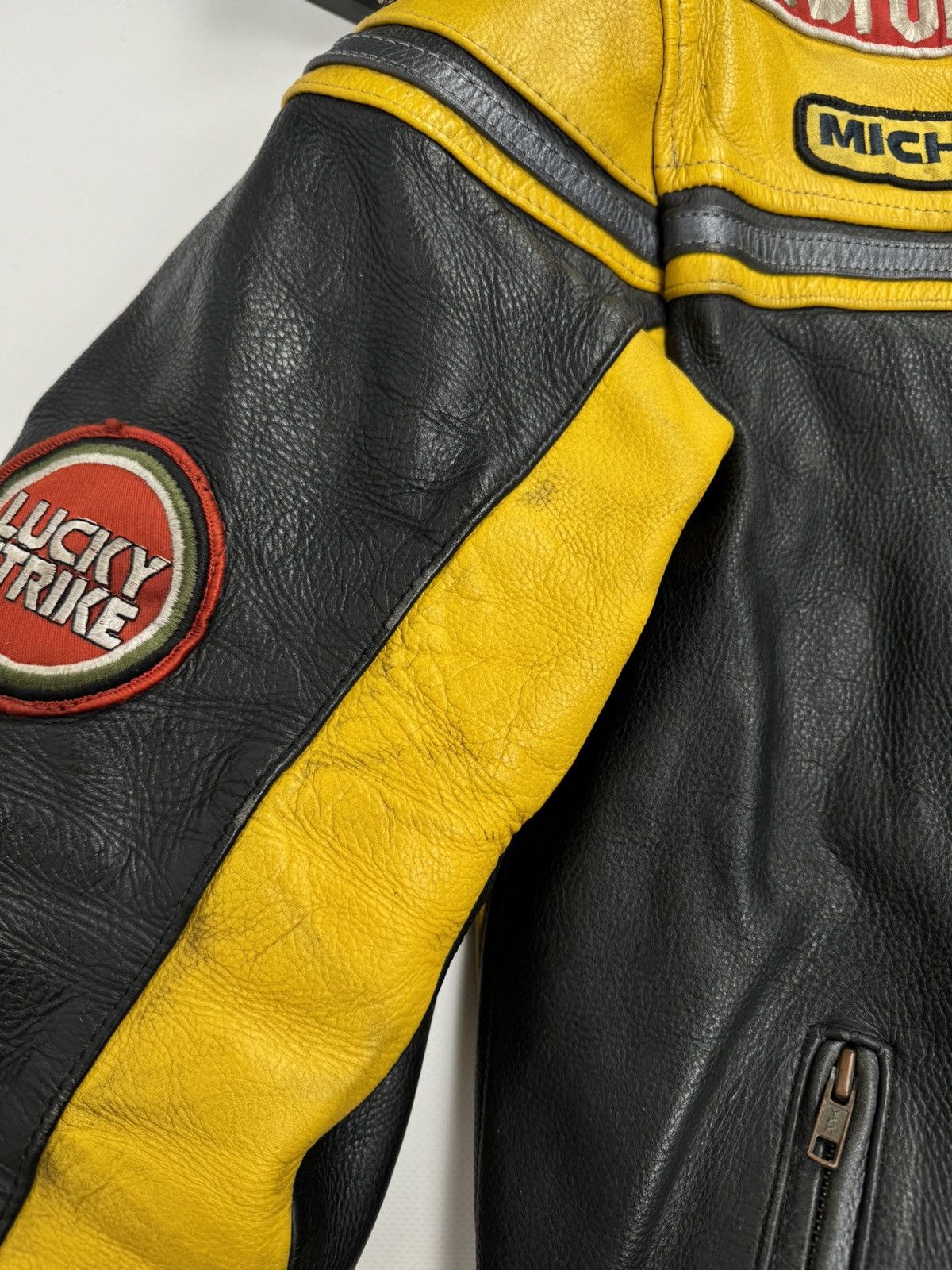 Vintage Vintage Lucky Strike Racing Leather Jacket Size US L / EU 52-54 / 3 - 24 Thumbnail