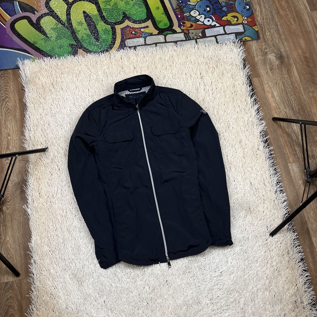 Giorgio Armani × Vintage Archive 80s Armani Jeans military bomber