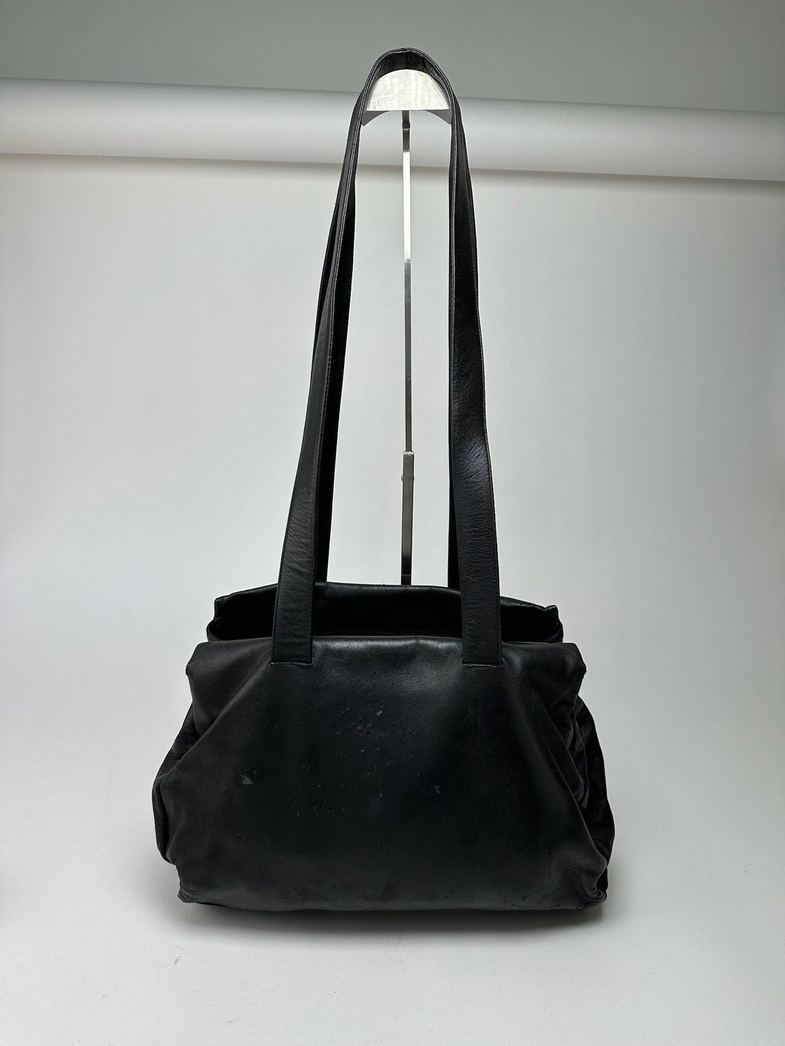 Prada Vintage Leather Bag Black Size ONE SIZE - 1 Thumbnail