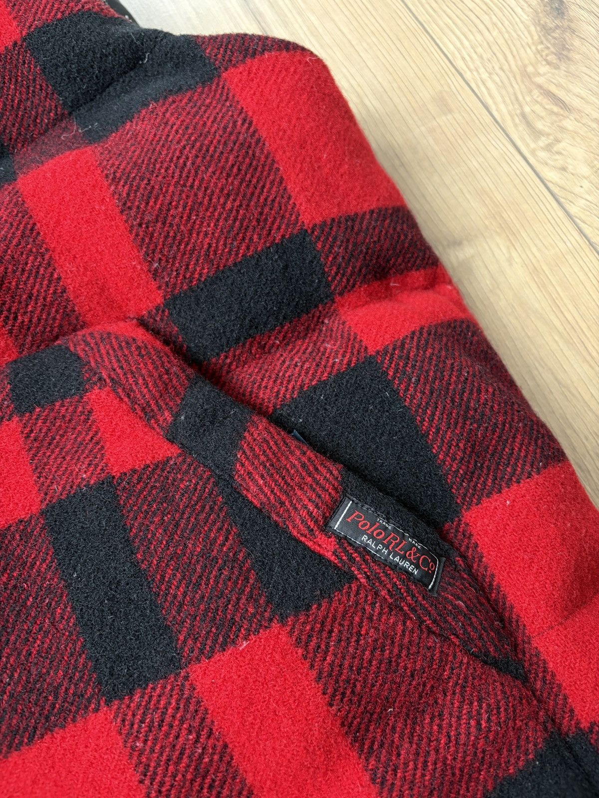 Polo Ralph Lauren Polo Ralph Lauren Buffalo Wool Check Down Reversible Vest Size US L / EU 52-54 / 3 - 8 Thumbnail