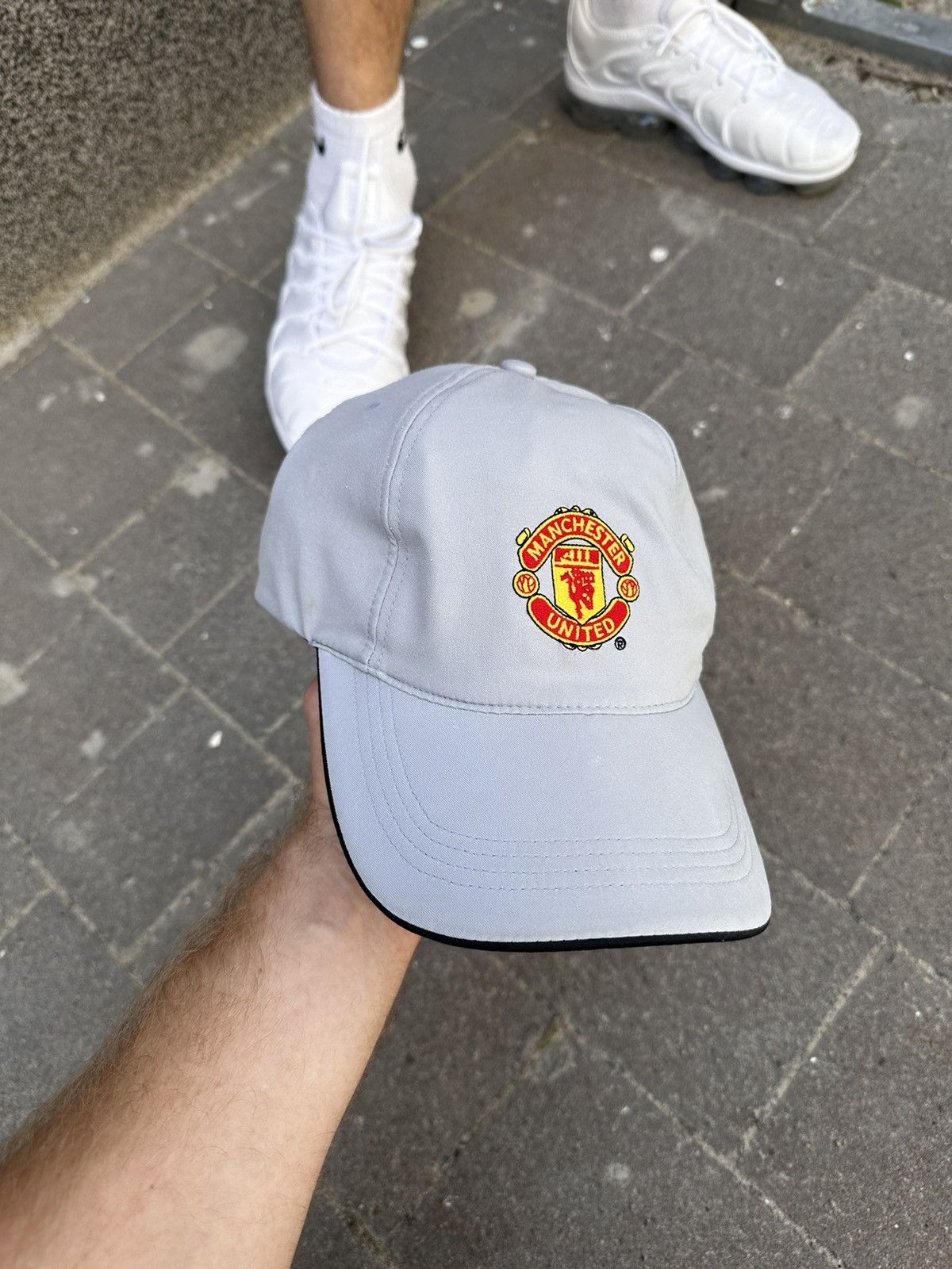 Nike × Vintage Vintage Nike Manchester United Cap Hat Y2K Football 00s Size ONE SIZE - 3 Thumbnail