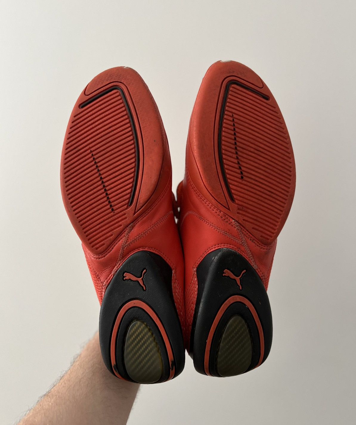 Ferrari × Puma Vintage Puma Ferrari Speed Cat Racing Red Sneakers Size US 11.5 / EU 44-45 - 9 Thumbnail