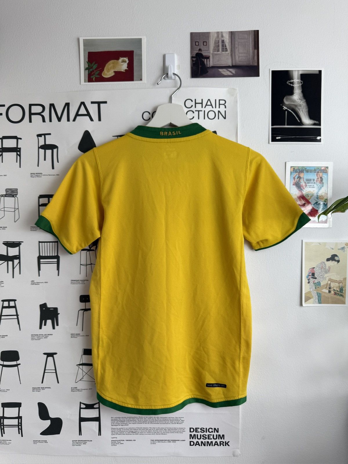 Nike × Vintage Nike Brasil blockcore style jersey t-shirt XXS soccer rare Size US XXS / EU 40 - 2 Thumbnail