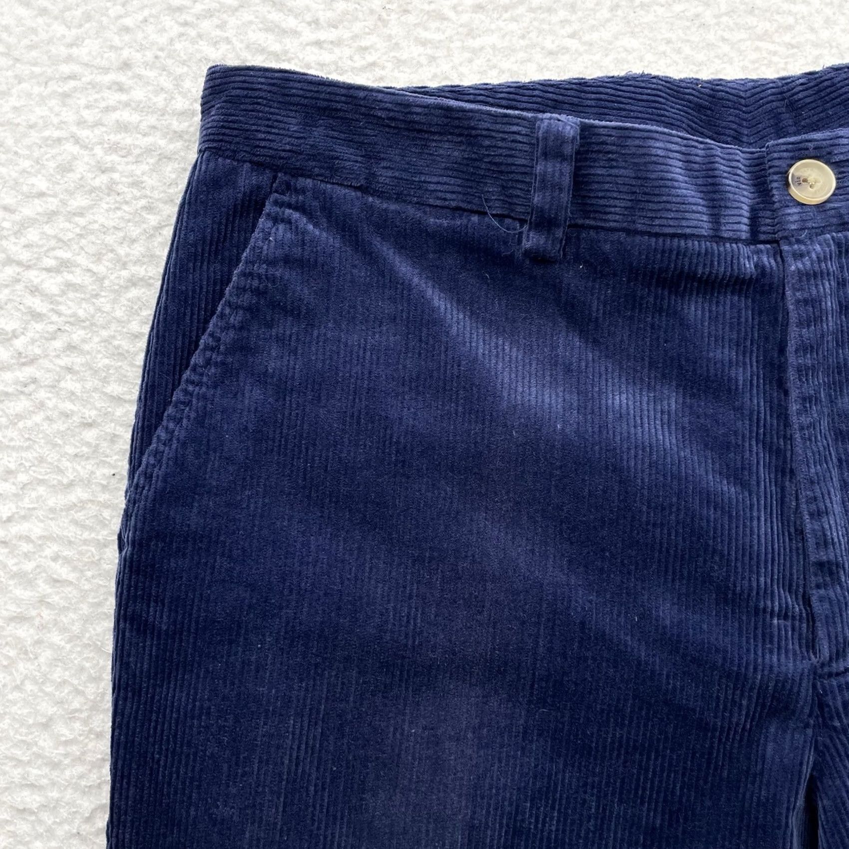 Vineyard Vines Vineyard Vines Pants Mens 34x32 Navy Blue Slim Stretch Corduroy Preppy Size US 34 / EU 50 - 3 Thumbnail