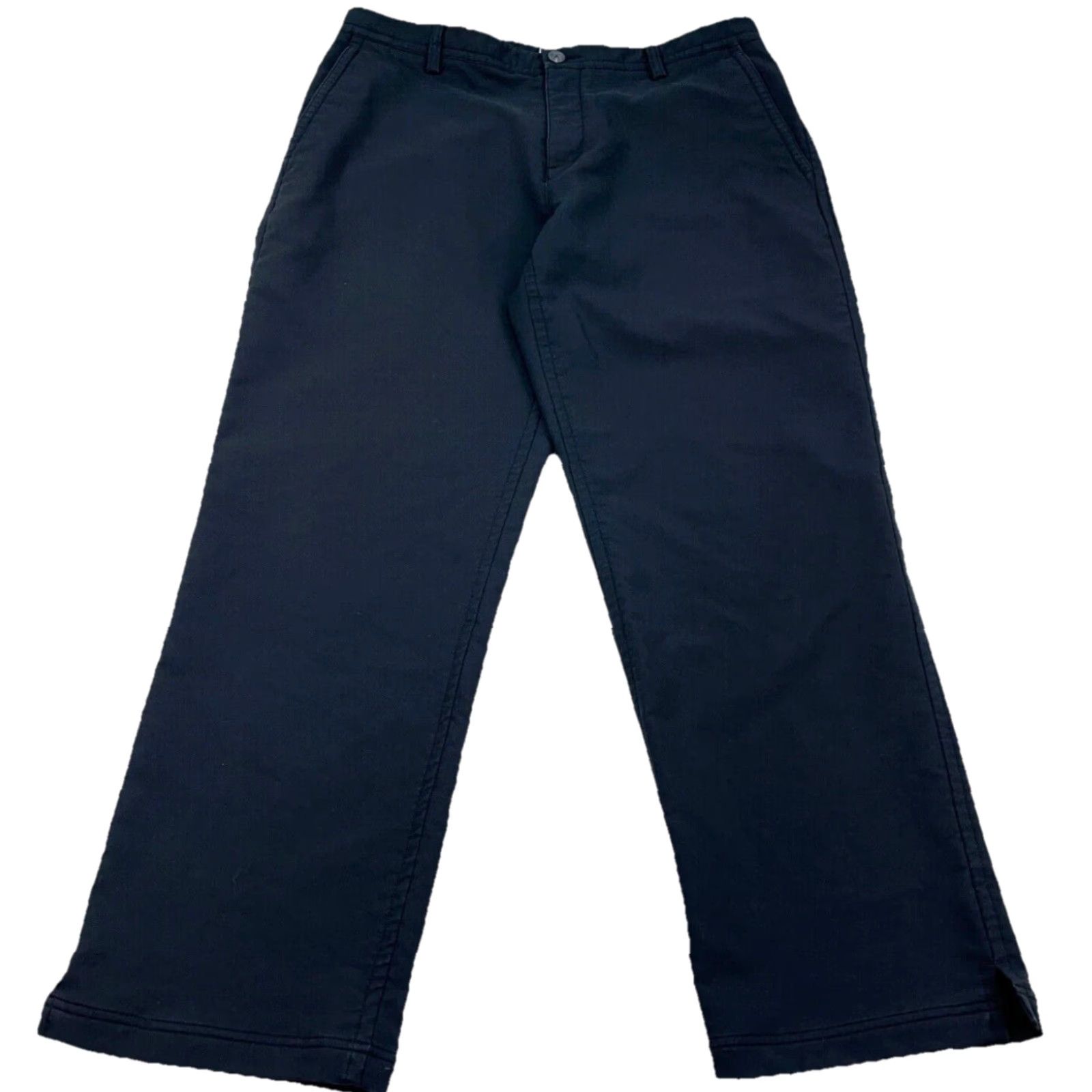 Adidas Adidas Chino Pants Men 34x30 Black Performance Poly Clima Cool Golf Flat Front Size US 34 / EU 50 - 2 Thumbnail