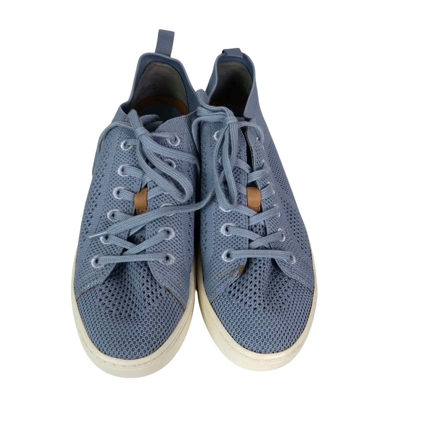 Vintage Sofft Sneakers Women's 9 Casual Knit Cloud Blue Lace Up Shoes - Size 9 Womens, Casual, Spring Summer Fall Size US 9 / IT 39 - 2 Thumbnail
