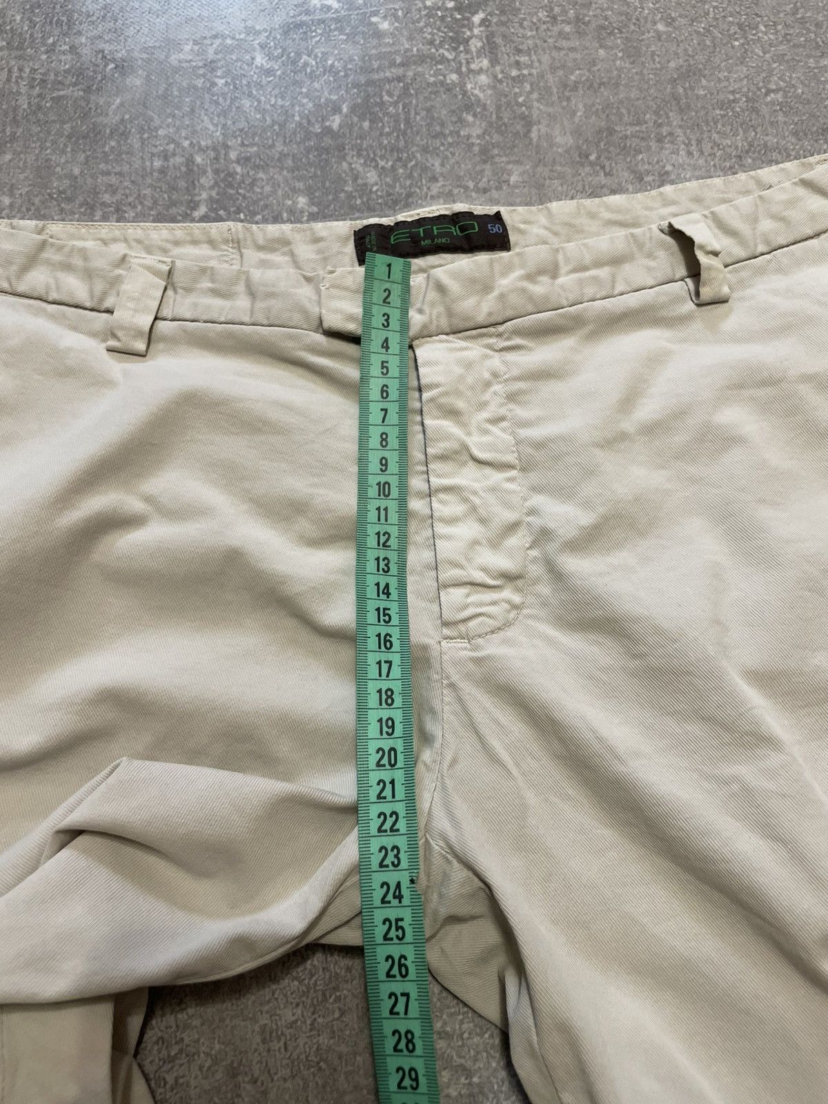 Etro × Vintage Vintage Etro Baige Cotton Shorts Size US 32 / EU 48 - 23 Thumbnail