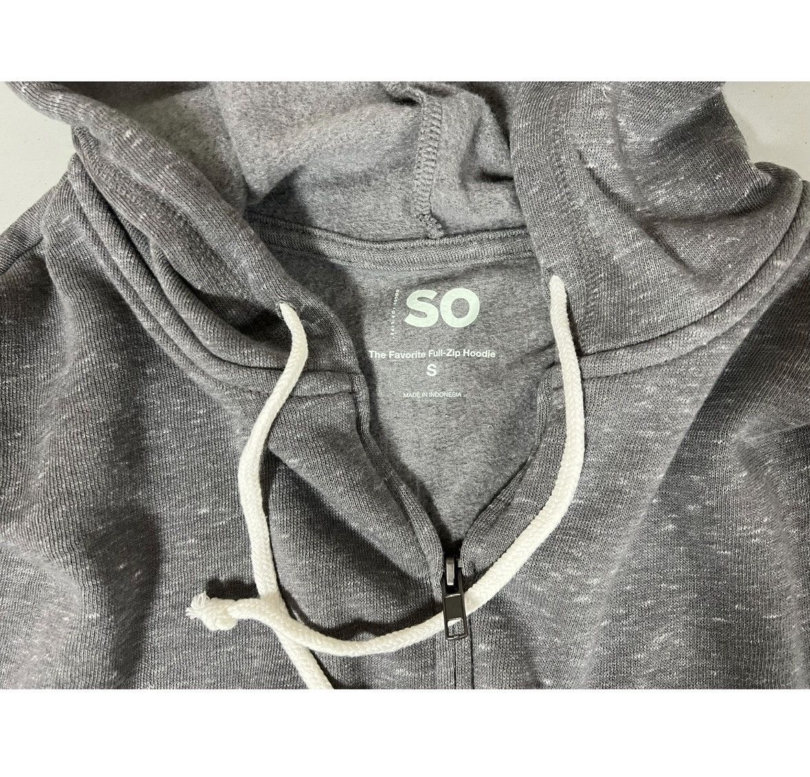 Vintage SO Gray Zipper Sweater Sweatshirt Hoodie Size S ⛓️ #winter Size US S / EU 44-46 / 1 - 3 Thumbnail