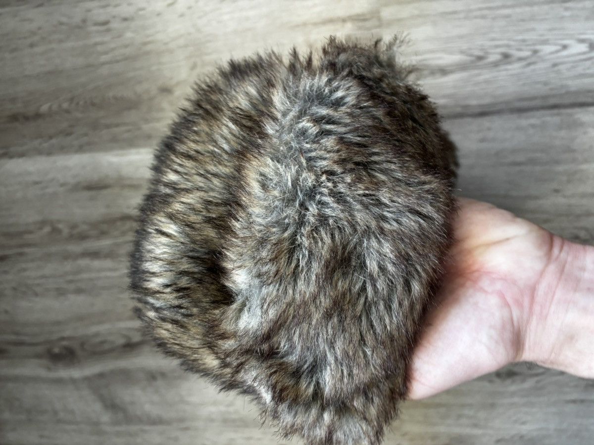 Other Lemon Collection Faux Fur Ushanka Hat | Y2K Danish Design Size ONE SIZE - 6 Thumbnail