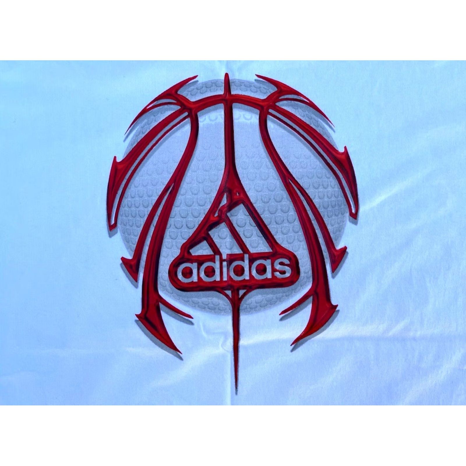 Adidas Adidas Men’s Vintage Basketball T-Shirt Short Sleeve Sz L White Double-Sided Crew Neck 2004 Sports Vintage Mens Size US L / EU 52-54 / 3 - 4 Thumbnail