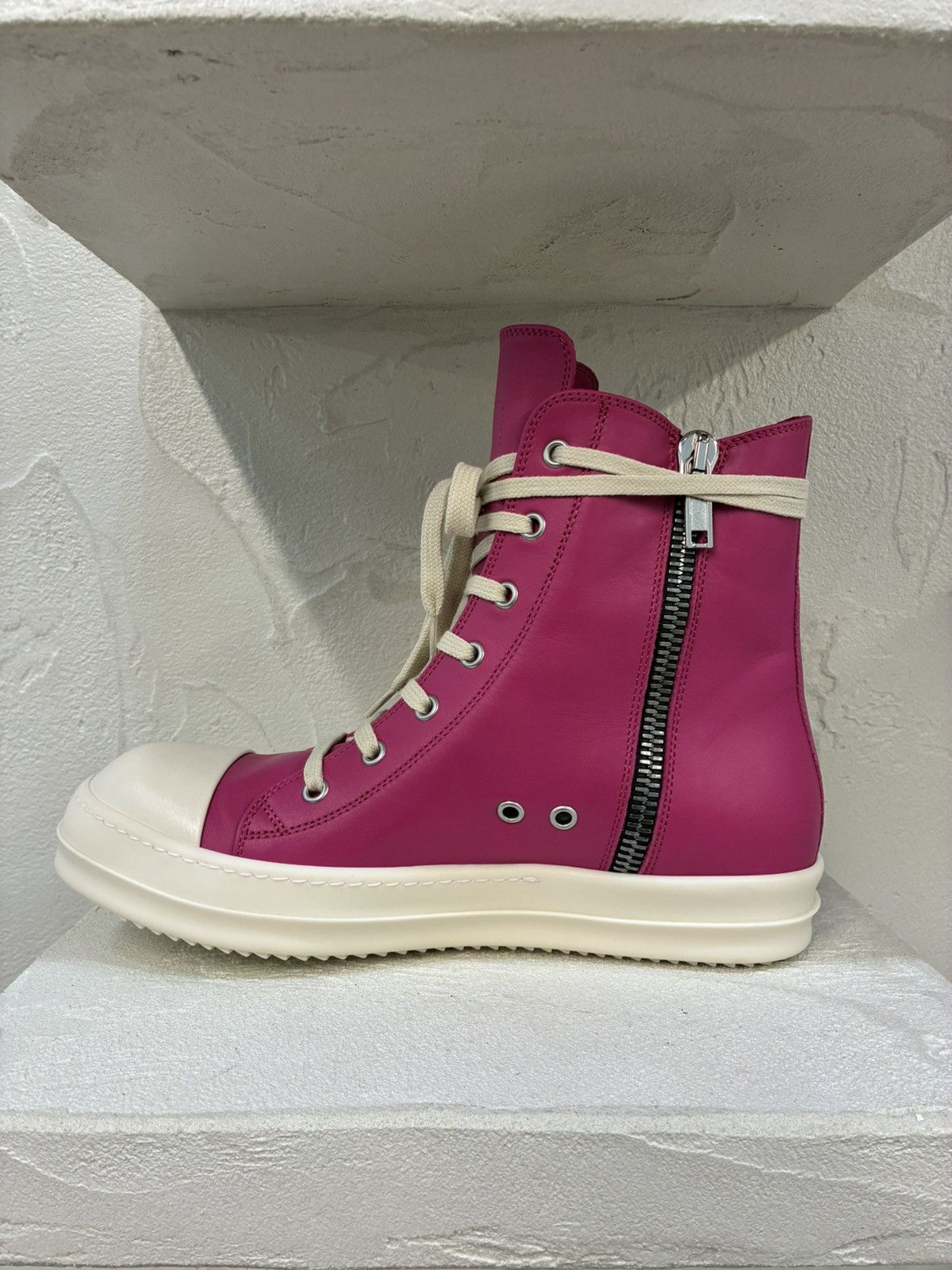 Rick Owens Rick Owens Hot Pink Ramones Sneakers Size US 7.5 / IT 37.5 - 5 Thumbnail