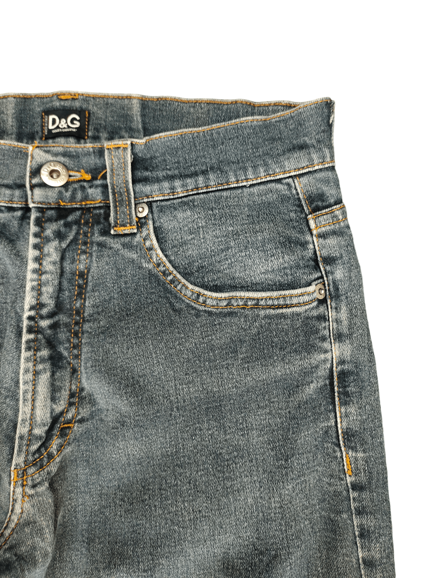Dolce & Gabbana Vintage Dolce & Gabbana Sand Wash High Rise Denim Jeans Size 30" / US 8 / IT 44 - 3 Thumbnail