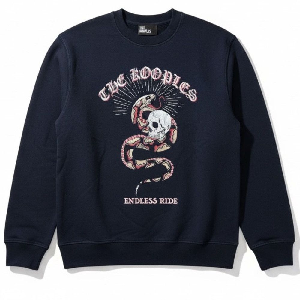 The Kooples The Kooples Snake Skull Graphic Sweatshirt Men’s S Navy Got Size US S / EU 44-46 / 1 - 2 Thumbnail