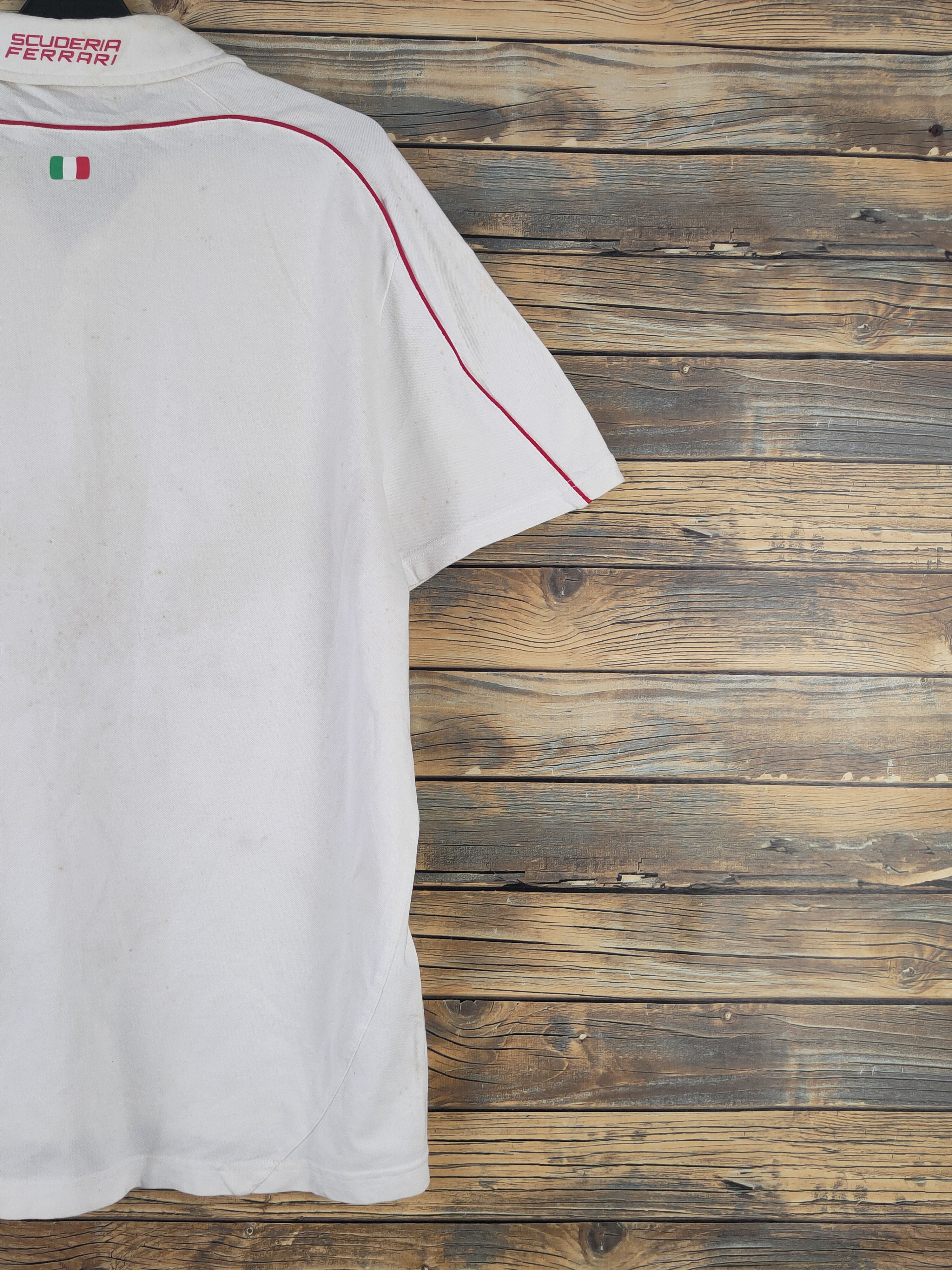 Ferrari DL Puma White Ferrari Polo Shirts #1734 Size US XL / EU 56 / 4 - 12 Thumbnail