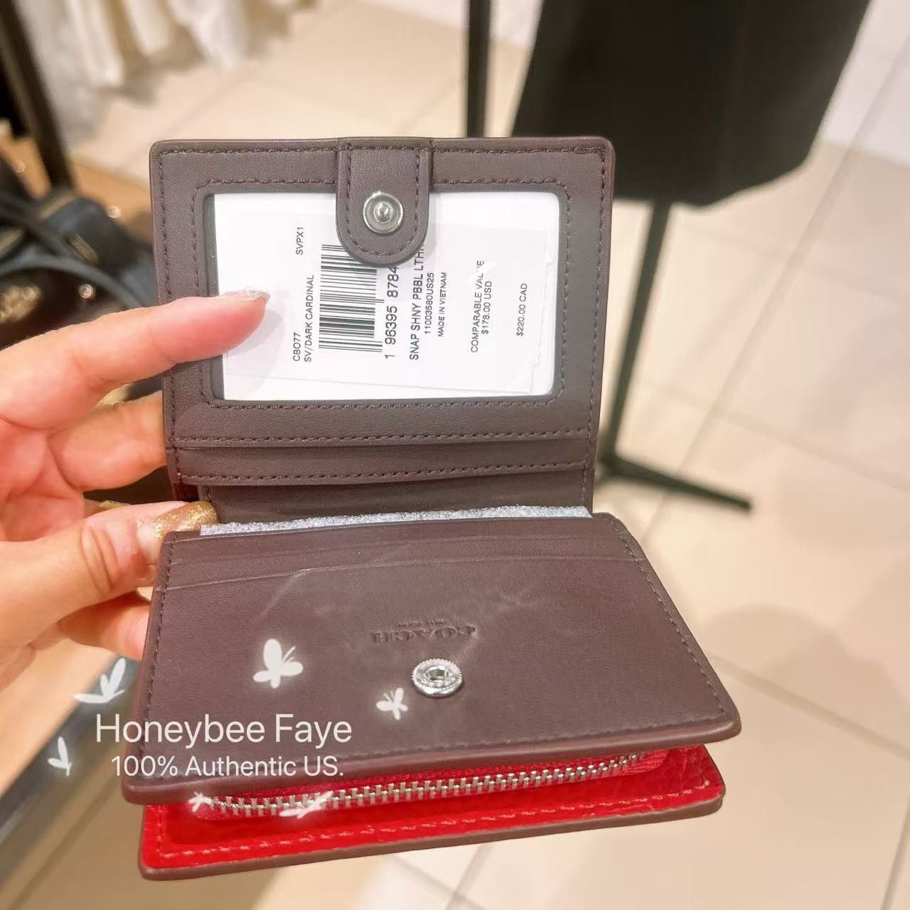 Coach Snap Wallet CBO77 Size ONE SIZE - 3 Thumbnail