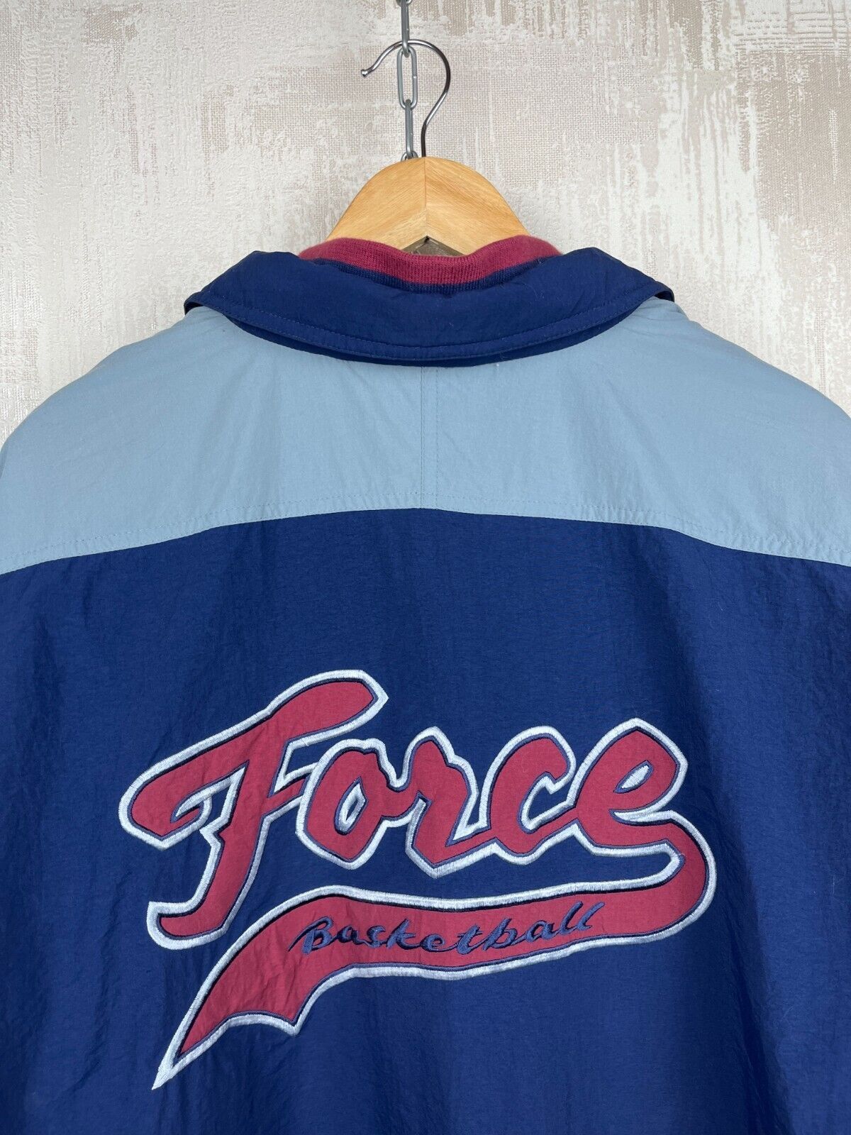 Nike 90's Nike Force Basketball Vintage Jacket Oversized Snap Size US XL / EU 56 / 4 - 3 Thumbnail
