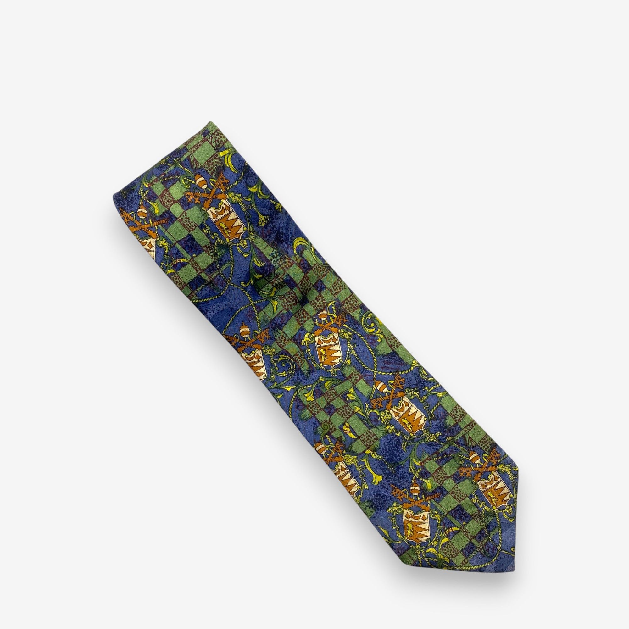 Carven Vintage Carven SILK Necktie Cravate Pure Silk Neck Tie Size ONE SIZE - 2 Thumbnail