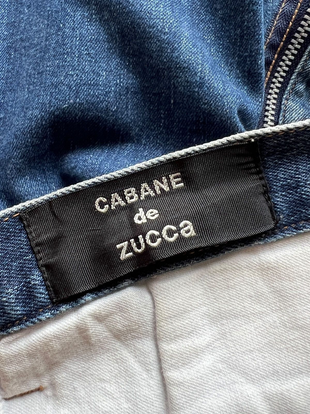 CABANE de ZUCCa 1990s Cabane de Zucca Crotch Zipper Ankle Denim Size US 33 - 10 Thumbnail