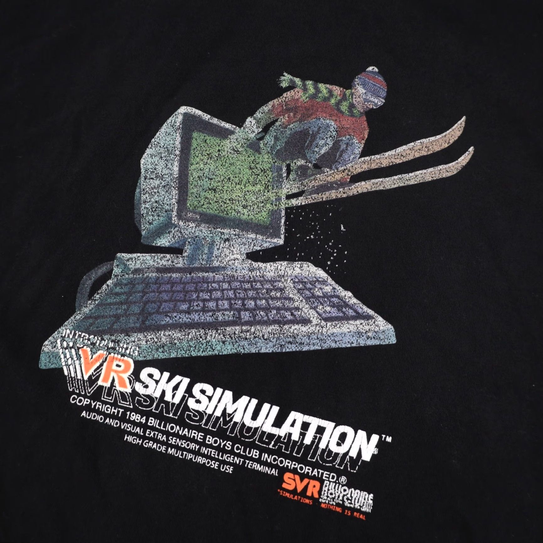 Billionaire Boys Club VINTAGE Billionaire Boys Club VR Ski Simulation Mens XXXL Graphic T Shirt Black Size US XXL / EU 58 / 5 - 4 Thumbnail