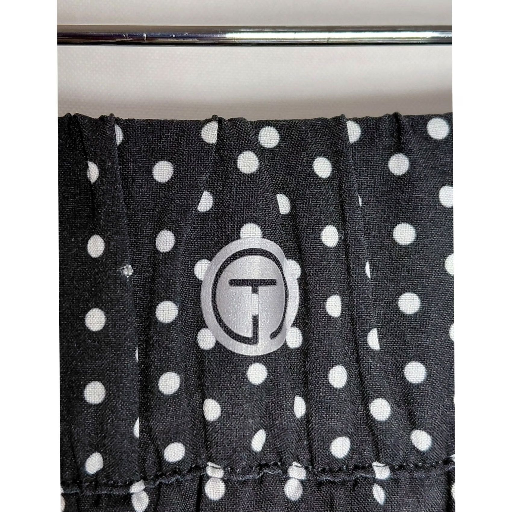 Talbots T by Talbots Skirt Polka Dot Black White Knit XS Women A-Line Short Casual Spring Summer Size 26" / US 2 / IT 38 - 3 Thumbnail