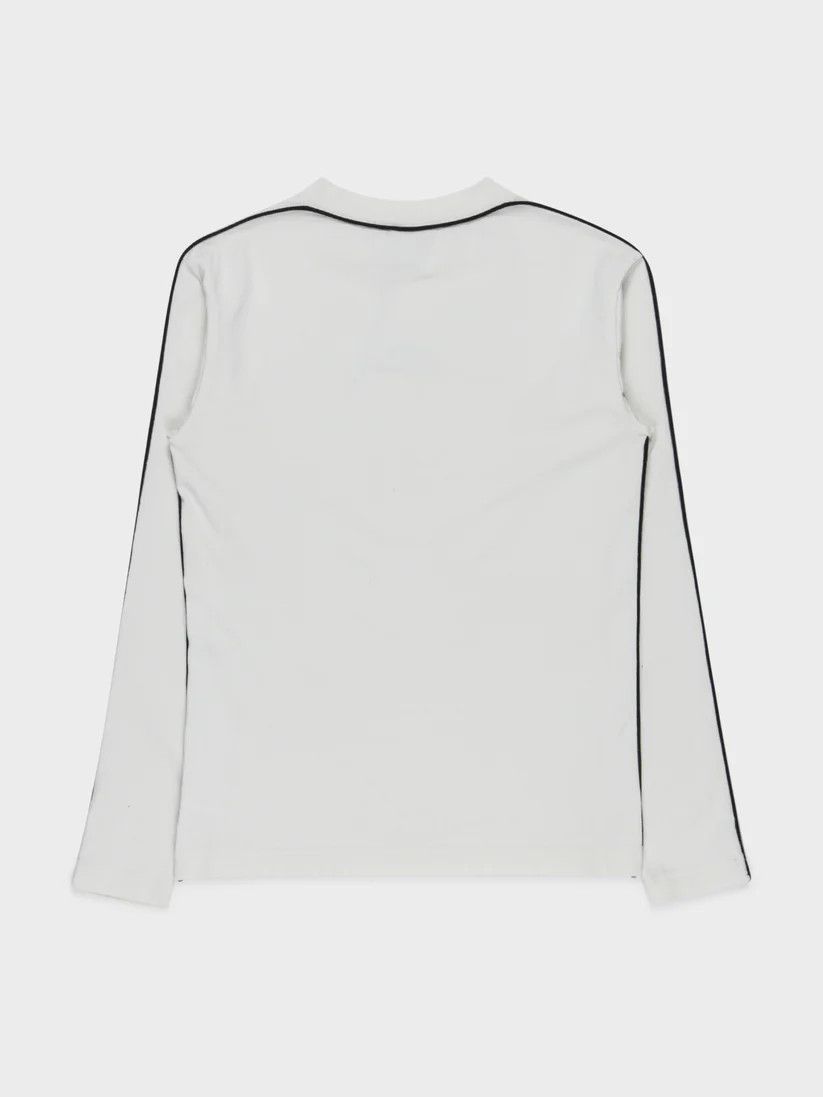 Balenciaga o1mt1gz0924 3B Sports Icon Piping T-Shirt in White/Black Size US XS / EU 42 / 0 - 2 Thumbnail