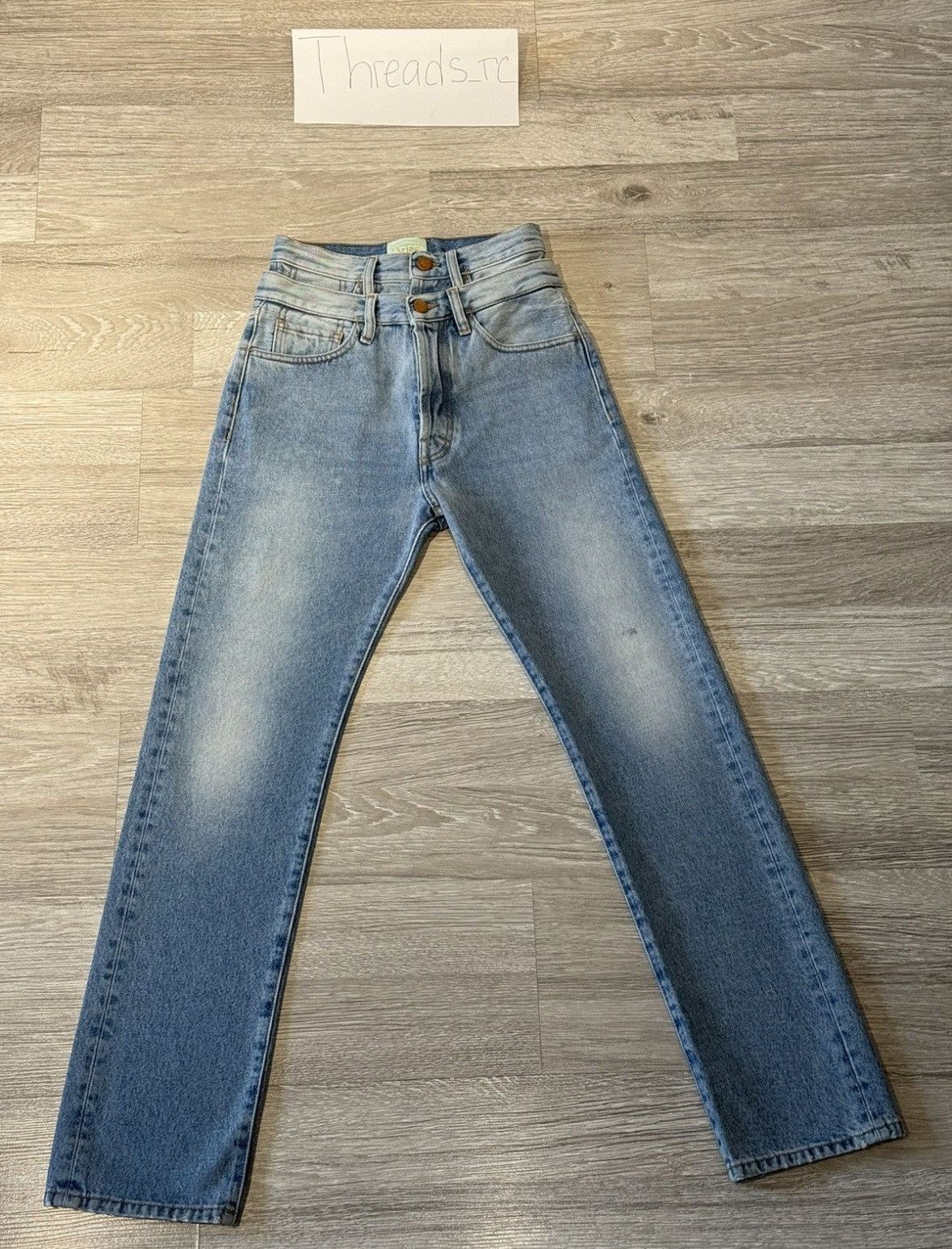 Aries Aries Lilly Double Waistband Jeans Size 25" / US 0 / IT 36 - 3 Thumbnail