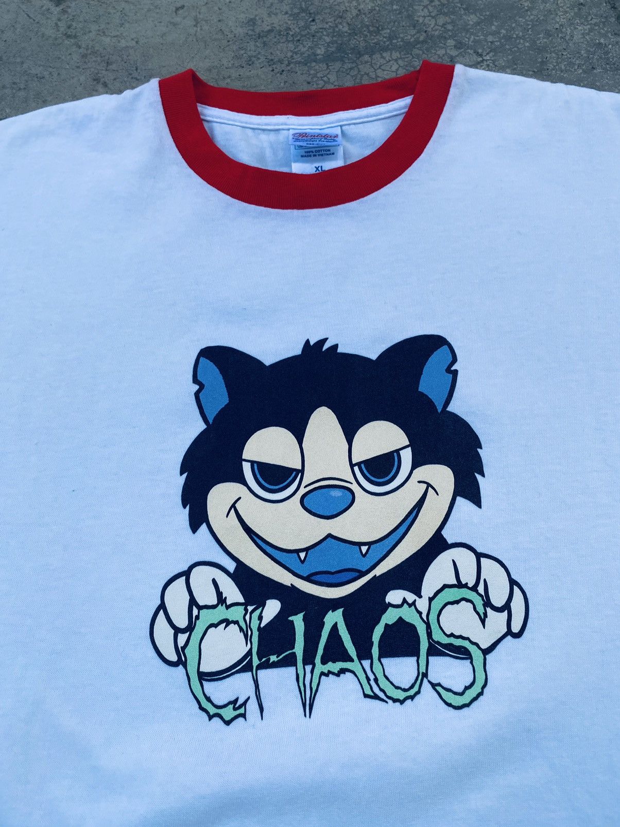 Japanese Brand Vintage Chaos Cat Rare Tees Size US L / EU 52-54 / 3 - 3 Thumbnail