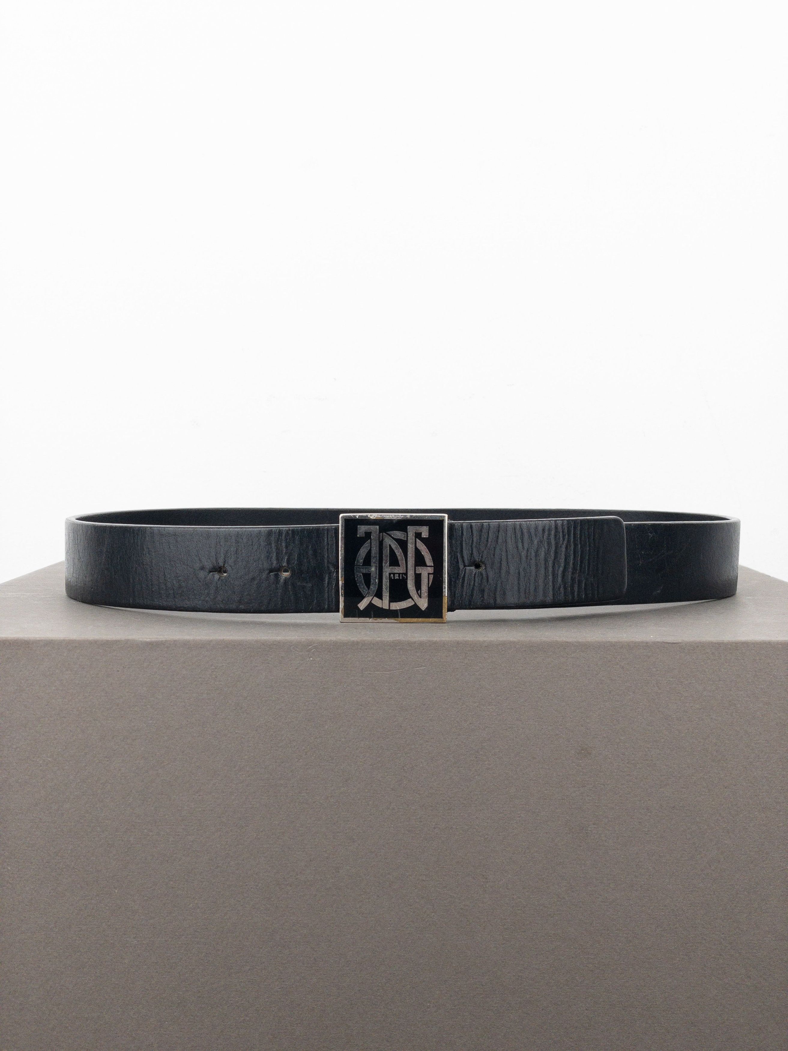 Jean Paul Gaultier 90s Logo Buckle Belt Size ONE SIZE - 1 Thumbnail