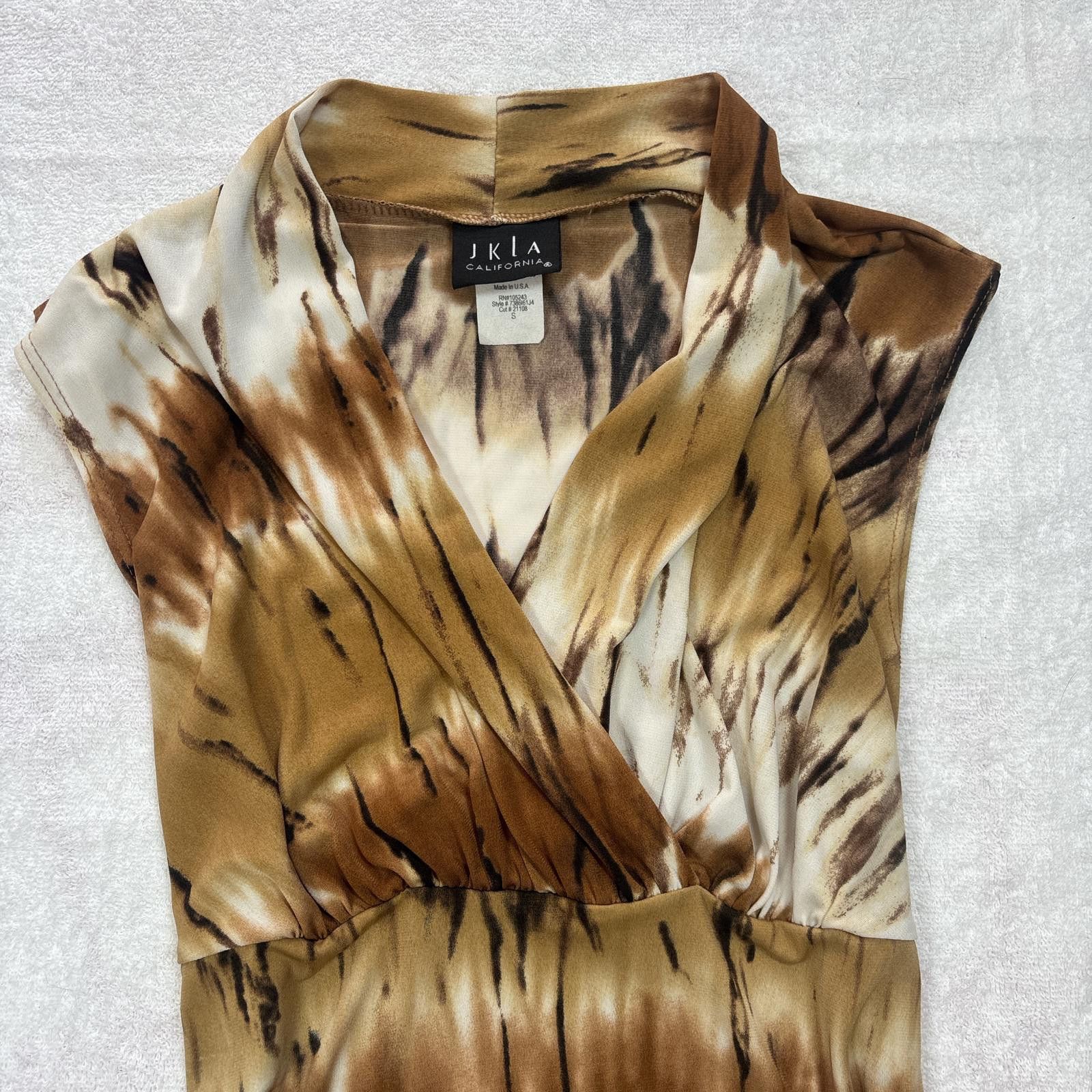 Other y2k tie die brown fitted blouse Size S / US 4 / IT 40 - 4 Thumbnail