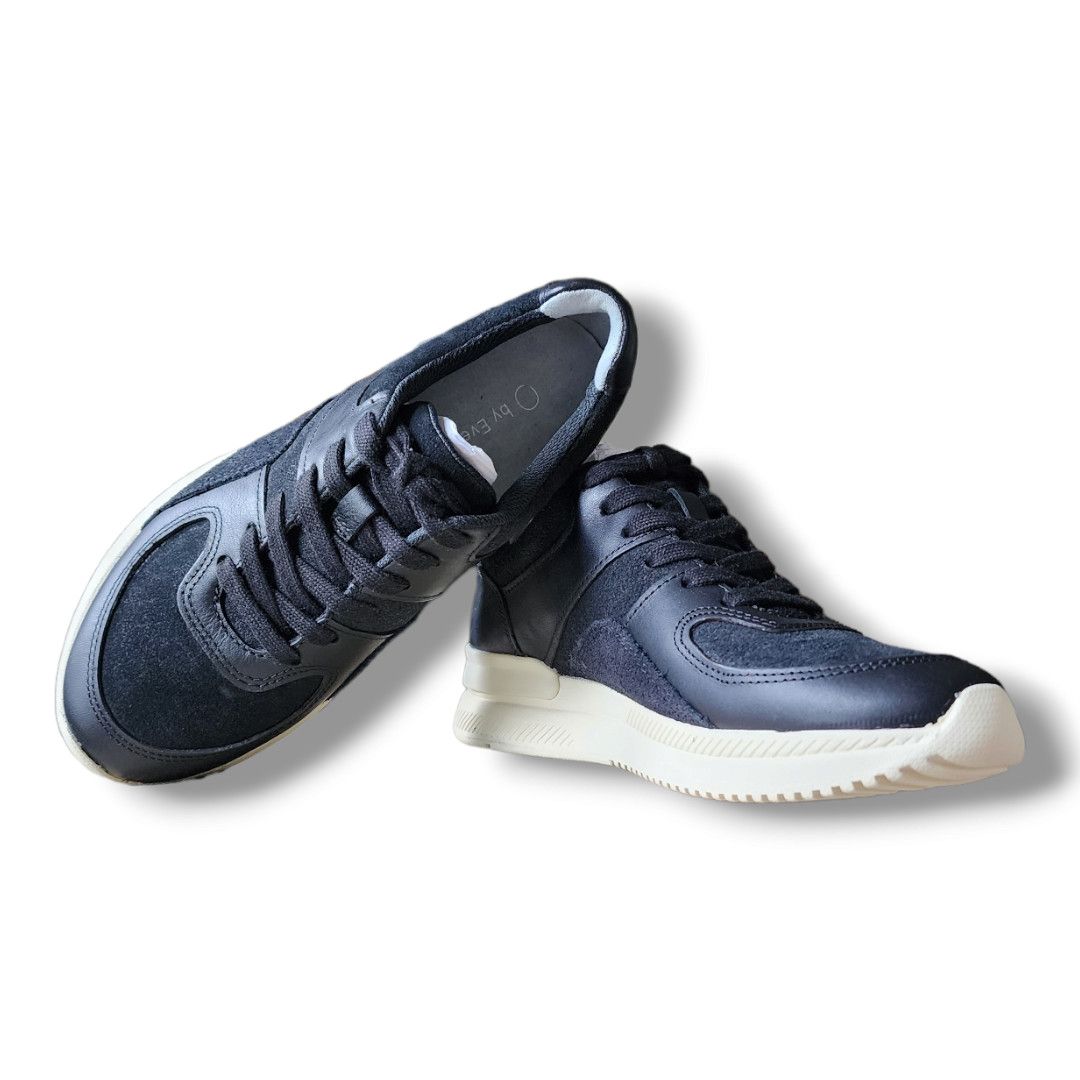 Everlane Everlane The Trainer Black Leather Women's Size 6 Size US 6 / IT 36 - 9 Thumbnail