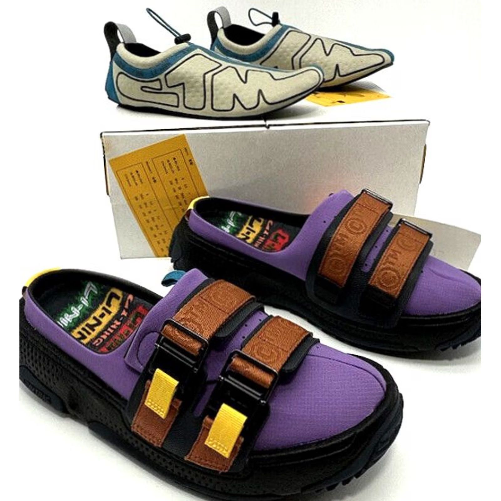 Li-Ning Li-Ning Sneaker Sandal 3-1 Mens Size 7 Purple Camel Grey Colorway Concept Shoes Size US 7 / EU 40 - 3 Thumbnail