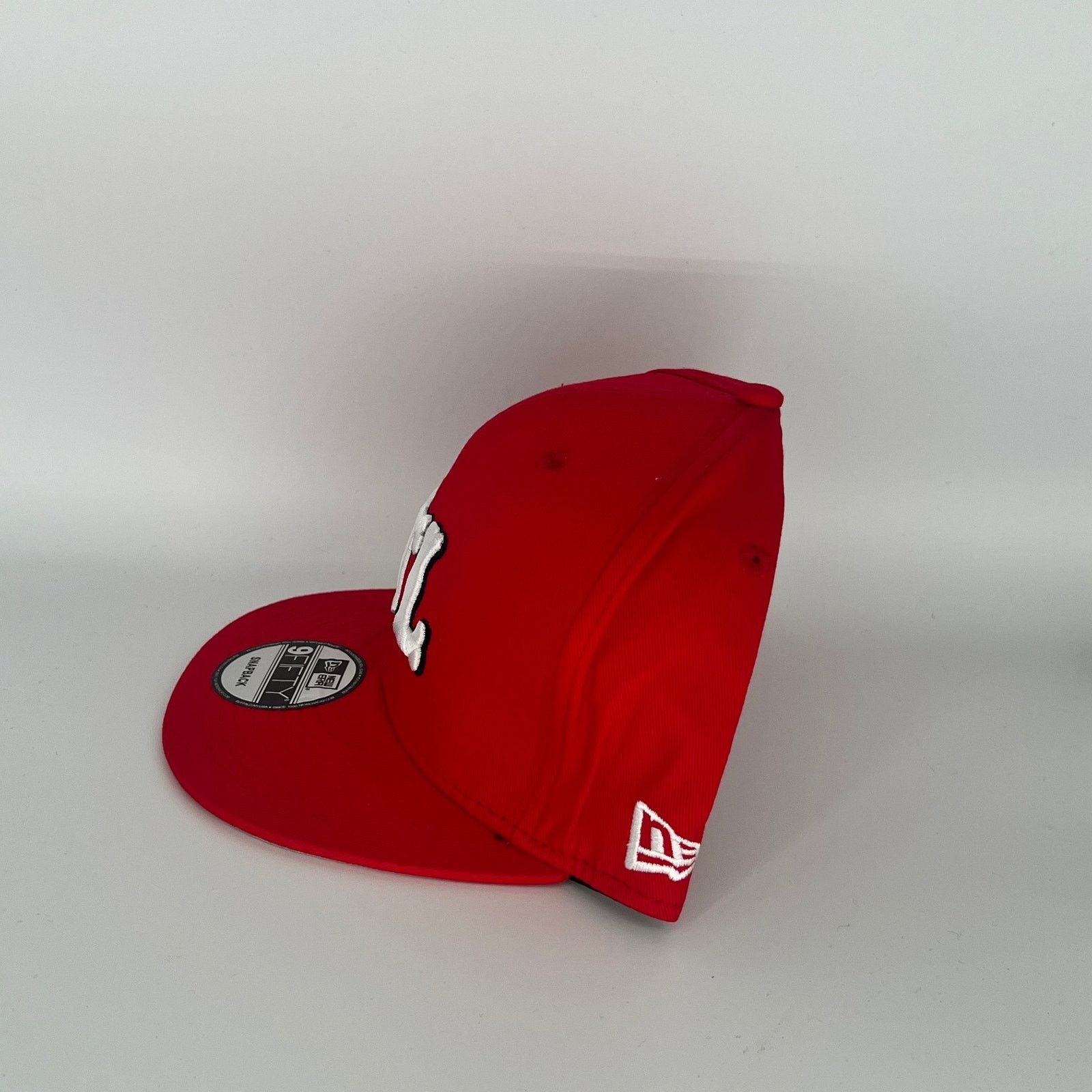 New Era Red St. Louis Cardinal The Lou Side Patch New Era MLB 9Fifty Size ONE SIZE - 2 Thumbnail
