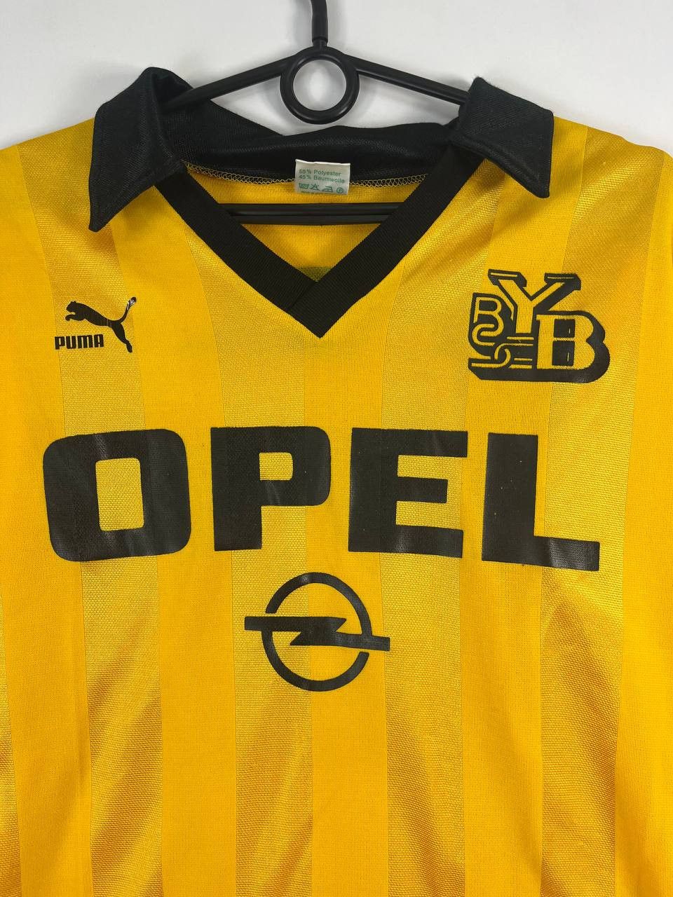 Puma Young Boys 1990s Home Shirt Opel Puma Long Sleeve FootballXL Size US XL / EU 56 / 4 - 2 Thumbnail