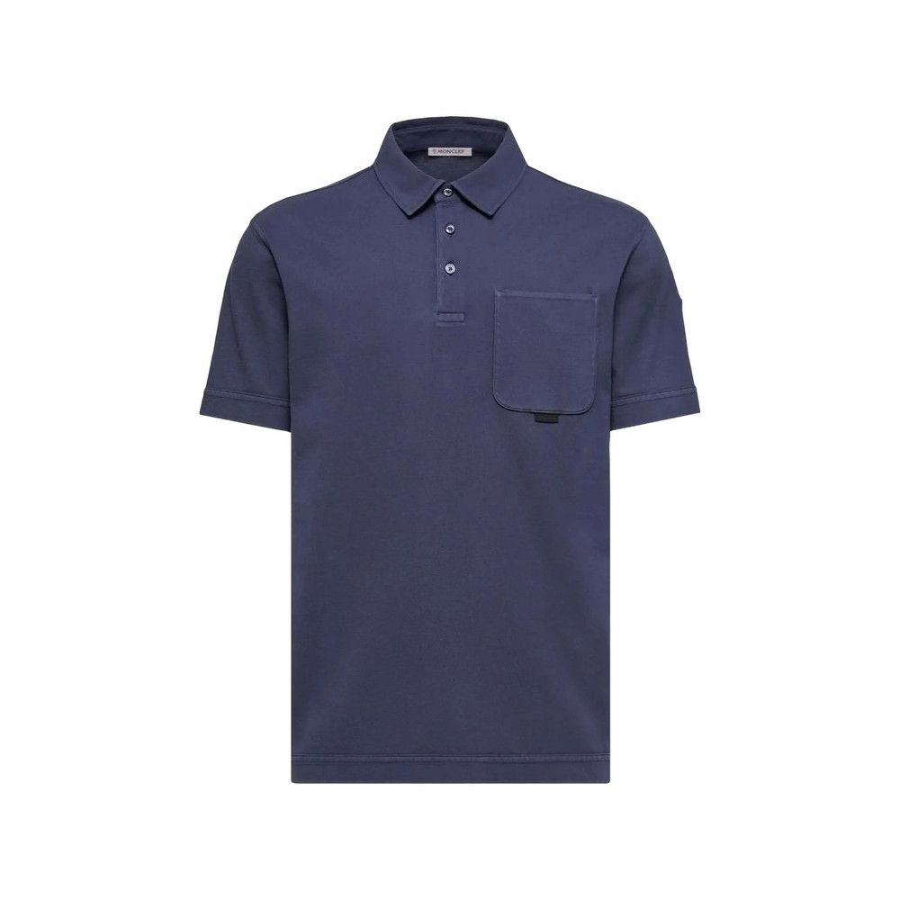 Moncler BLUE Polo Shirts